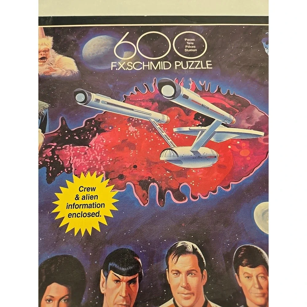Star Trek Jigsaw Puzzle‎ FX Schmid 600 Piece Exquisit 1993 Paramount #90041